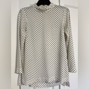 Oversized Polka Dotted Blouse